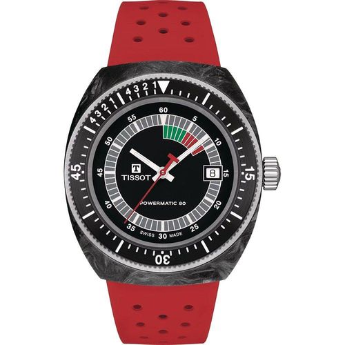 Tissot Sideral S Powermatic 80 Unisex Horloge Rood T1454079705702