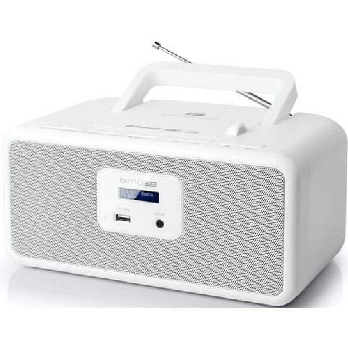 Muse M-32 DBW, 1,4 kg, Weiß, Tragbarer CD-Player