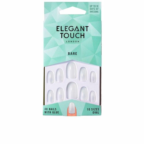 Totally Bare Nails With Glue #oval