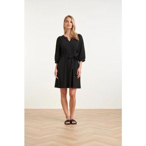 Smashed Lemon V-hals jurk met print in travel kwaliteit |