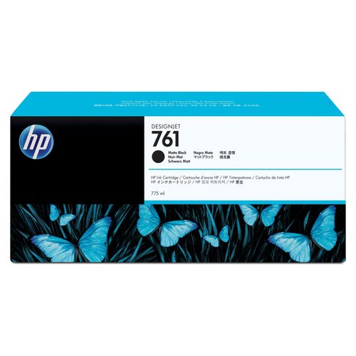 HP 761 Mattschwarz DesignJet Druckerpatrone, 775 ml, HP DesignJet T7100 Drucker; HP DesignJet T7100 Schwarzweißdrucker; HP DesignJet T7200..., Thermal Inkjet, Schwarz, CM997A, Singapur, 324 mm
