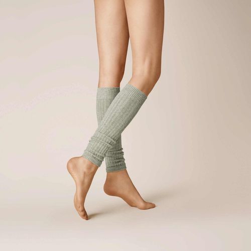 Beinstulpen KUNERT "Stulpe Winter Dreams - Rib", Damen, lichtgrau 0170, Obermaterial: 45% Baumwolle CO. 44% Polyamid PA. 9% Alpaka WP. 2% Elasthan EL., Stulpen
