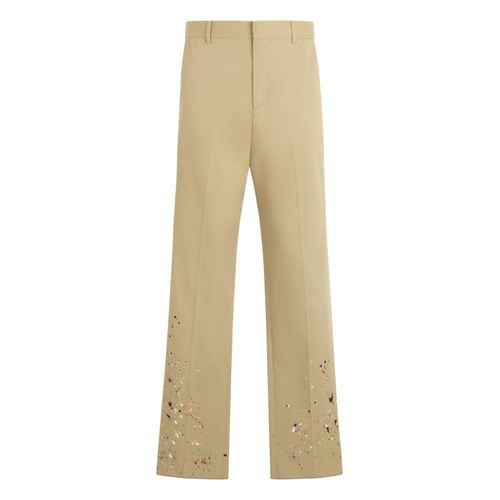 Loose Fit Trousers Painted Painted