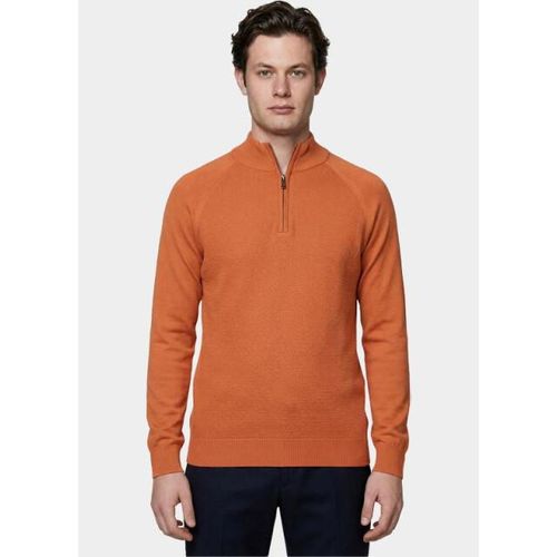 Innocente Half zip half zip met structuur 326/8040 brique