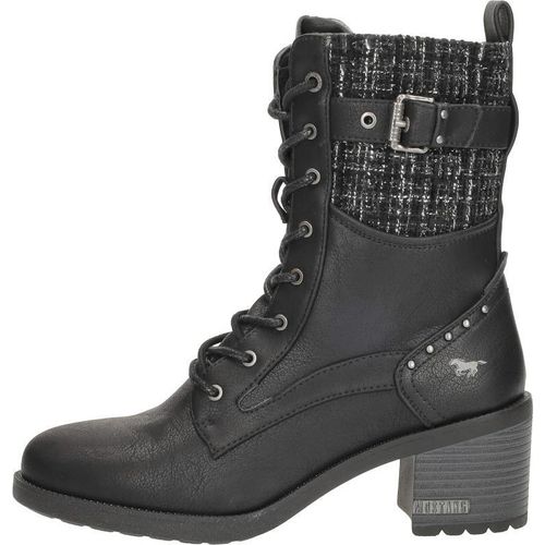 Mustang Veterschoenen Hak Veterschoenen Hak - Zwart - Maat 42