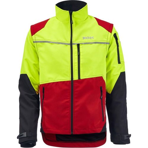 KOX Forstjacke Transform Rot/Gelb Größe 46/48