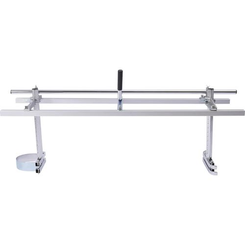 Sägewerk für Kettensäge - Mobiles Sägewerk - Für Schwert 0–120 cm - Schnittstärke 2–35 cm - Aluminium & Stahl - Gewicht 8,5 kg - Silber