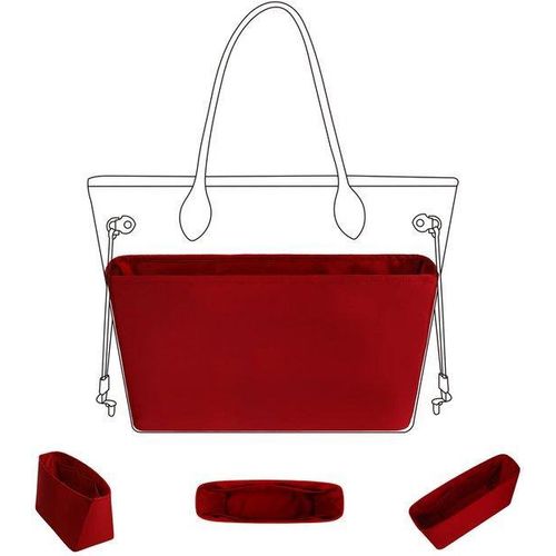 Leder Tas-in-Tas-Organizer für GM-Taschen, Handtaschen und Innentaschen
