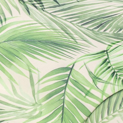Beschichteter Canvas "Palmblätter", natur-color
