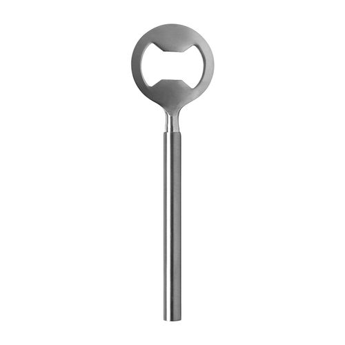 Flaschenöffner FINK STUDIO "OPEN END", grau, Edelstahl, Flaschenöffner, Flaschenöffner, in Geschenkverpackung