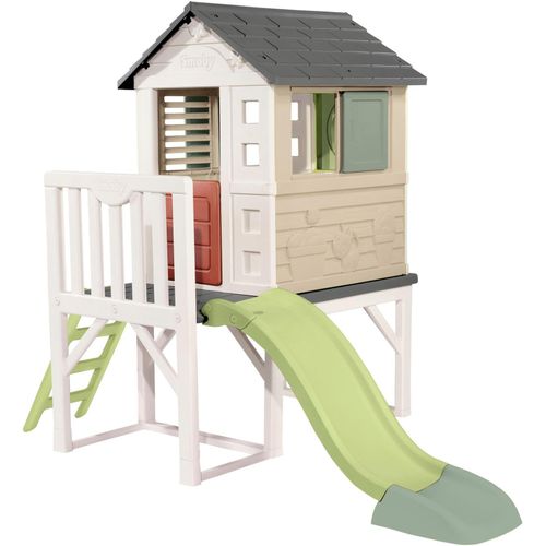 Spielhaus SMOBY "Smoby Life Stelzen", bunt, Spielhäuser, KinderB:243cm H:197cm T:160cm, Kunststoff, Spielhaus, Made in Europe, B:243cm H:197cm T:160cm