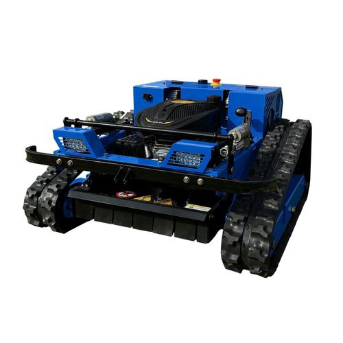 Ferngesteuerter Motor-Rasenmäher CW-500 Plus Blau Böschungsmäher
