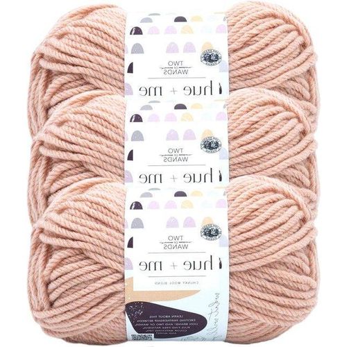 Famanu Wolle Dicke und Weiche Acrylwolle - Rose Water, 3er Pack