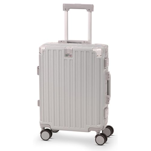 Kabinenkoffer BERTOO Palermo für Ryanair - silber 40 l