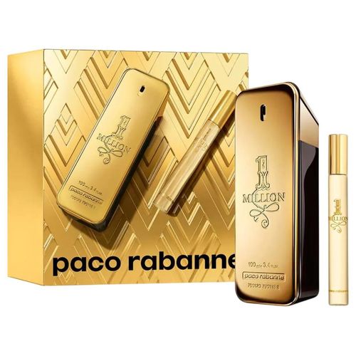 Set Paco Rabanne: 1 Million Eau De Toilette For Men 100 ml + 1 Million Eau De Toilette For Men 10 ml