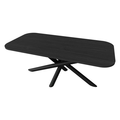 Esstisch OLO 185 Esche Portland – Runder Design Tisch mit Spinnenfuß für Esszimmer, Küche und Wohnbereich