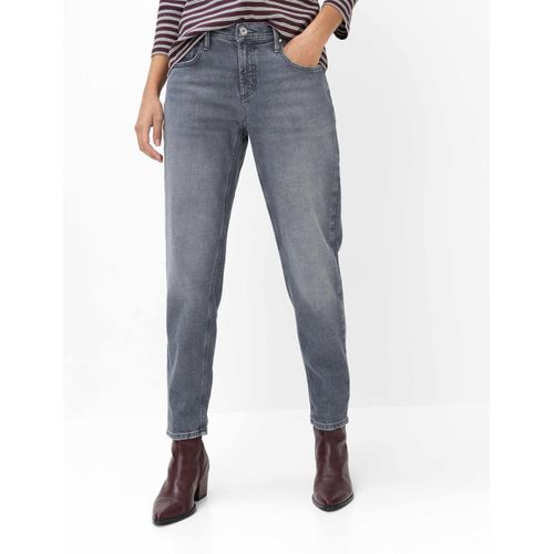 Brax Damen Five-Pocket-Hose Style MILEY S USED LIGHT GREY, denim hellgrau, Gr. 48K
