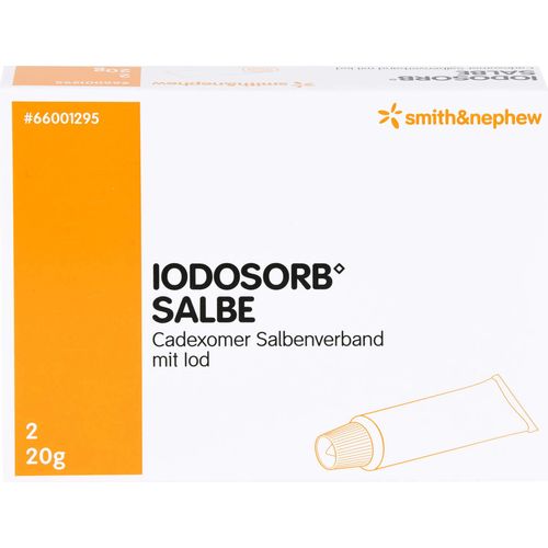 Smith & Nephew Iodosorb Salbe mit Cadexomer-Iod zur Wundbehandlung, 2X20 g