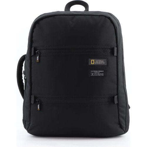 National Geographic Rucksack Mutation aus recyceltem Material Schwarz One Size