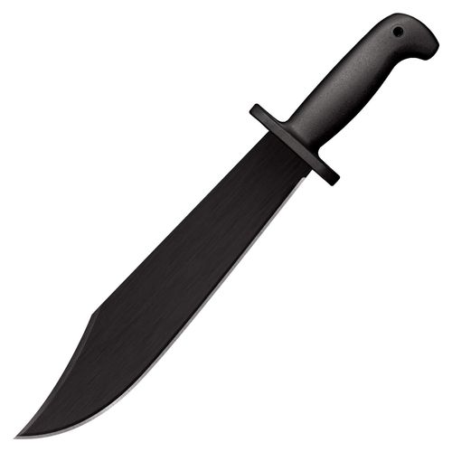 Cold CSMCHTE Steel, Bowiemesser, Black Bear Bowie, Klinge: 31,1 cm, Clip Point, Schwarz, Outdoormesser, Inklusive Gürtelscheide
