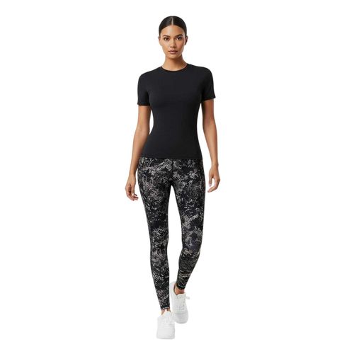 USA Pro Polyamide T-shirt voor dames (Zwart)
