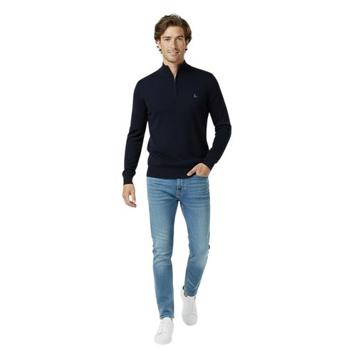 Jack Wills Heren Trui met trechterhals (Marine)