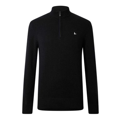 Jack Wills Heren Trui met trechterhals (Zwart)
