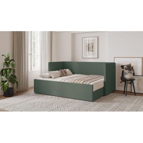 BRUNO Flexibett 160x200 in Grün | Tagesbett inkl. Matratze & Lattenrost