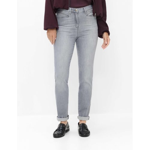 Raphaela by Brax Damen Five-Pocket-Hose Style LUCA GREY USING & BUFFIES, denim grau, Gr. 42K