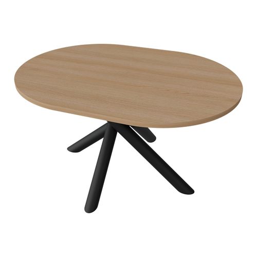 Esstisch OLO 138 Lindenberg – Runder Design Tisch mit Spinnenfuß für Esszimmer, Küche und Wohnbereich