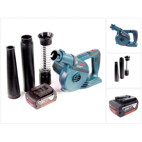 Bosch GBL 18 V-120 Akku Gebläse Laubbläser mit 1 x Bosch GBA 18 V 5,0 Ah Akku