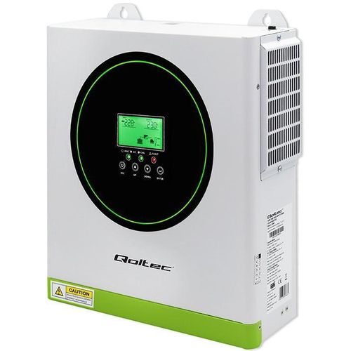 Qoltec Hybrid Off-Grid Solar Wechselrichter 3500kW | 100A | 24V | MPPT | Sinus | WLAN-Option | Leistungsfaktor 1,0