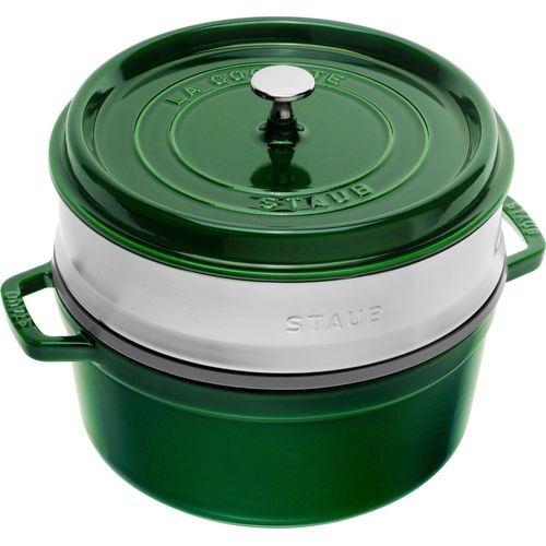 Staub Cocotte rund Basilikumgrün 26 cm 40510-603-0