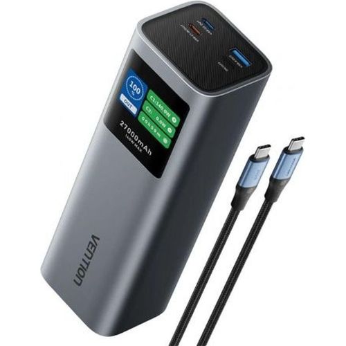Vention FKEH0, 27000 mAh, Adaptive Fast Charging, Power Delivery 3.0, Power Delivery 3.1, Quick Charge 3.0, 22,2 V, 140 W, Grau