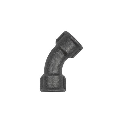 Riegler Bogen 41, 45 °, Rp 2 i., Rp 2 i., Temperguss schwarz (TFB 41-20-S)