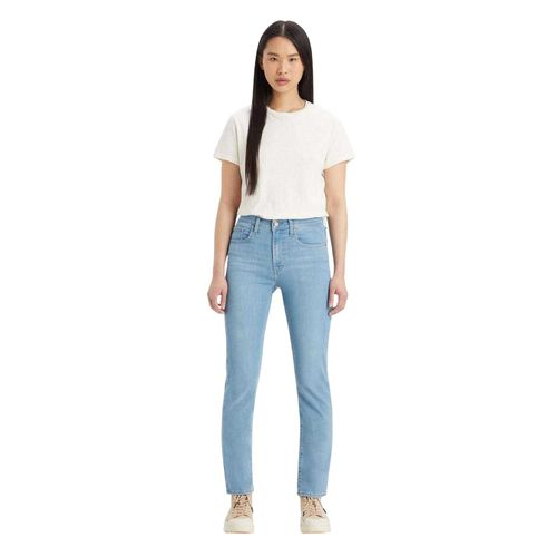 Levis Damesjeans 724 Rio Fate met hoge taille en recht model (Denim)