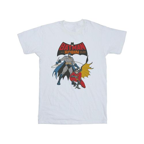 DC Comics Heren Batman en Robin T-Shirt (Wit)
