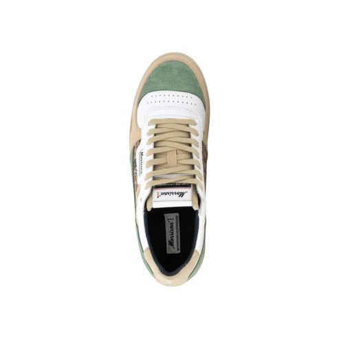 Sneaker MORRISON "Morrison zeta", Herren, Gr. 42, beige (grün), Leder, Schuhe Sneaker