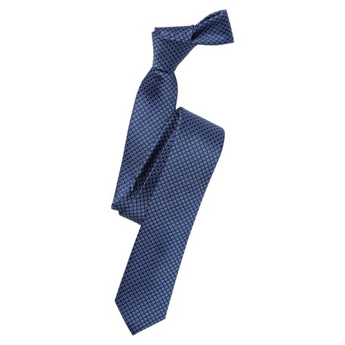 Krawatte VENTI "VENTI Krawatte gemustert", Herren, blau, 100% Seide, Krawatten