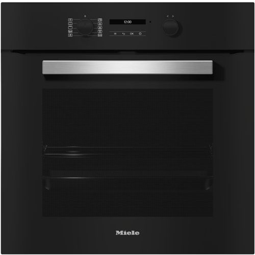 MIELE Pyrolyse Backofen "H 2467 BP Active", Energieeffizienz: A+ (A+++-D), schwarz, B:59,5cm H:59,6cm T:56,8cm, Backöfen, Geringster Reinigungsaufwand dank Pyrolyse mit FlexiClip-Vollauszug