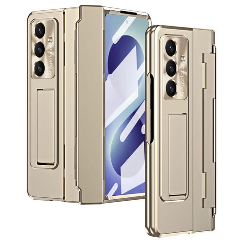 Handyhülle Klapphülle + Display Folie Samsung Galaxy Z Fold8 Ultra 5G Gold