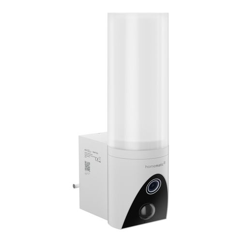 HOMEMATIC IP Überwachungskamera "Außenlichtkamera", weiß, B:12cm H:18,3cm T:30cm, Überwachungskameras