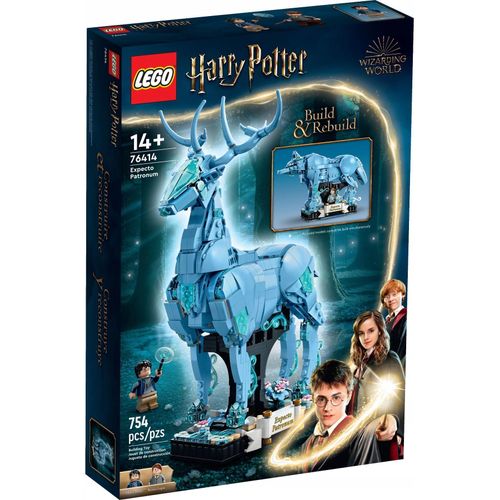 Lego Harry Potter 76414 2-in-1 Expecto Patronum-Hirsch/Wolf, Harry und Lupin