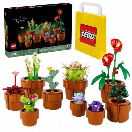 Lego Icons 10329 Kleine Pflanzen-Elegante Dekoration Geschenk 758 Elemente