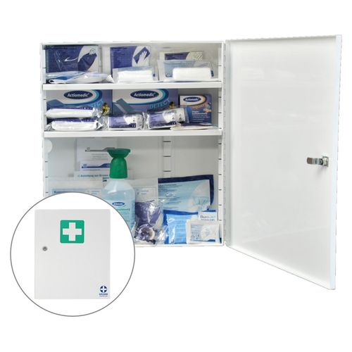 Gramm Medical Metall-Branchenschrank LEBENSMITTEL