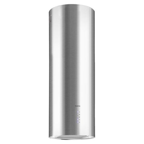 Klarstein Barella - Dunstabzugshaube, Abzugshaube, Umluft 519 m³/h LED Aktivkohlefilter, Umluft, 35 x 93 x 43 cm, silber
