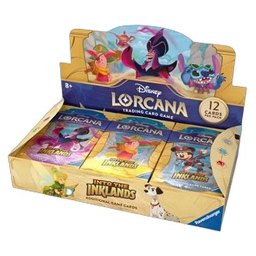 Ravensburger Disney Lorcana Set 3 Display – 24 Booster Packs – Black