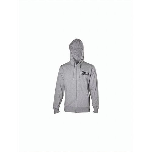 Bioworld Zelda Hoodie Sheikah Auge XL grau