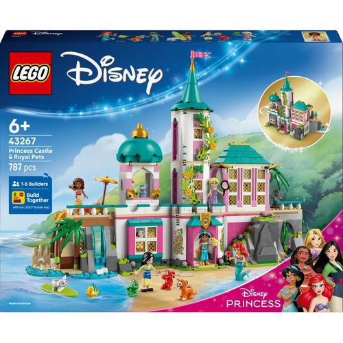 Lego Disney 43267 Schloss der Prinzessinnen-5 Prinzessinnen und königliche Tiere