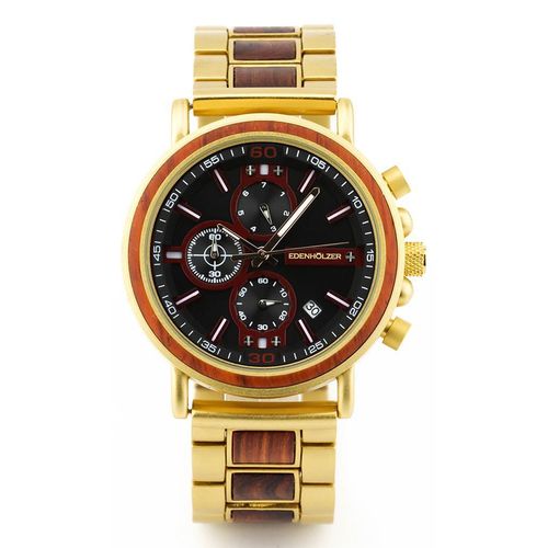 Edenhölzer Holzuhr Herren Armbanduhr Boracay ED091-004